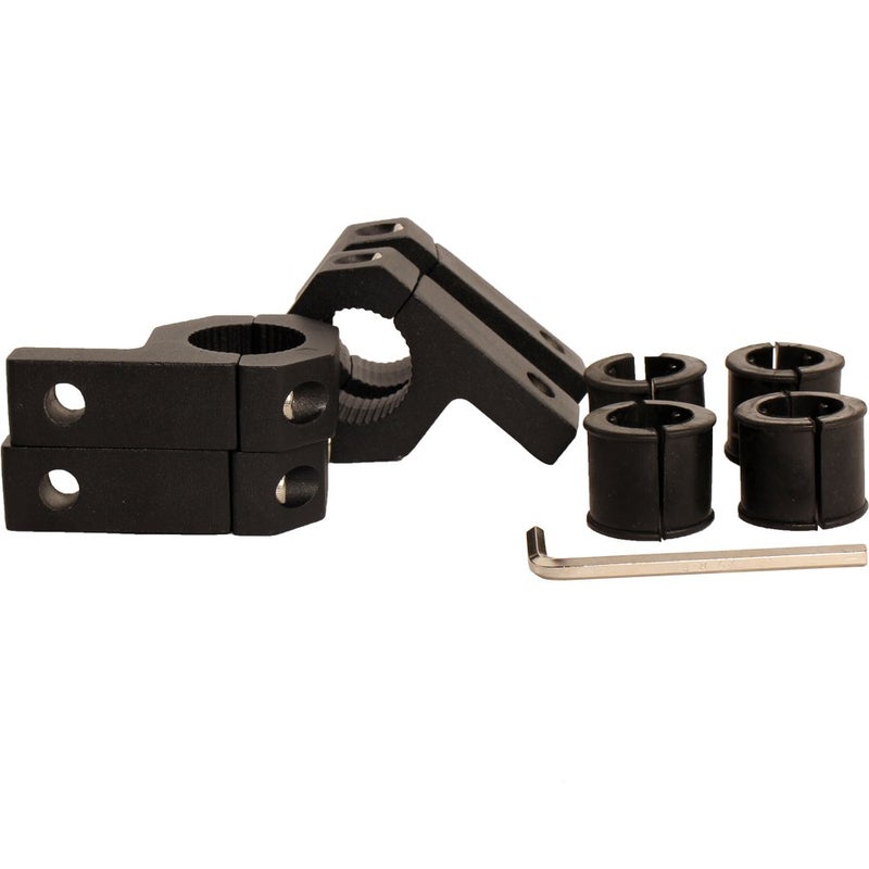 House Tuning 4pcs 3/4 inch Light Mount Bracket for 0.75" Tube Clamp 19mm Roll bar Clamp Brackets (Include 4 Clamp) - Image 3